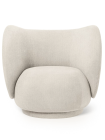 Fauteuil Rico Boucle off white
