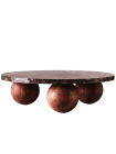 Table basse ronde Sphère emperador Dusty Deco
