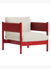 Fauteuil Arbour hêtre Red wine Hay