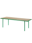 Table rectangulaire Wooden verte Muller Van Severen