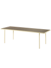 Table rectangulaire Wooden ivoire Muller Van Severen