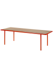 Table rectangulaire Wooden rouge Muller Van Severen