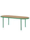 Table ovale Wooden verte Muller Van Severen